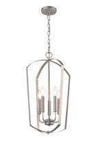 Millennium 9825-SN - Ivey Lake 5-Light Pendant light Satin Nickel