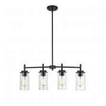 Millennium 495004-MB - Janna 4-Light Chandelier Ceiling Light Matte Black