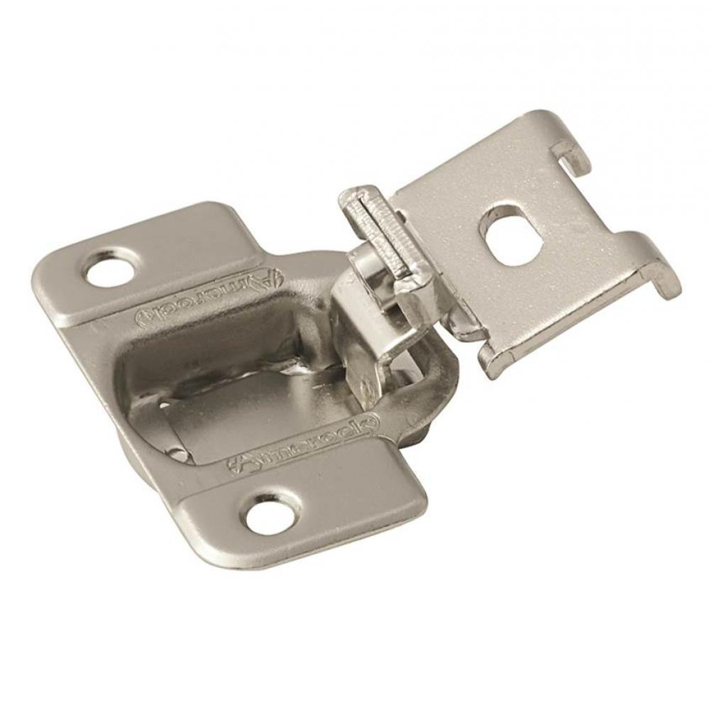 1/2in (13 mm) Overlay Matrix Concealed Nickel Hinge - 2 Pack