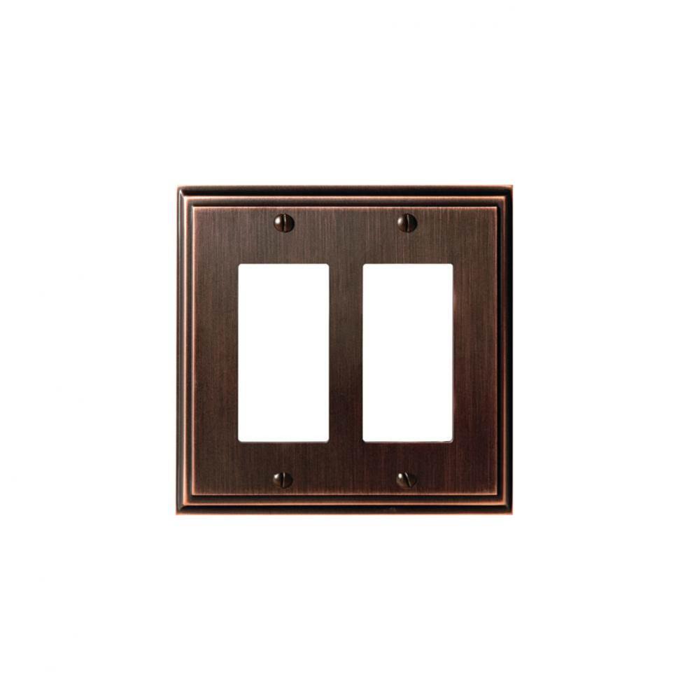 WALLPLATE-MULHOLLAND-2 ROCKER-ORB