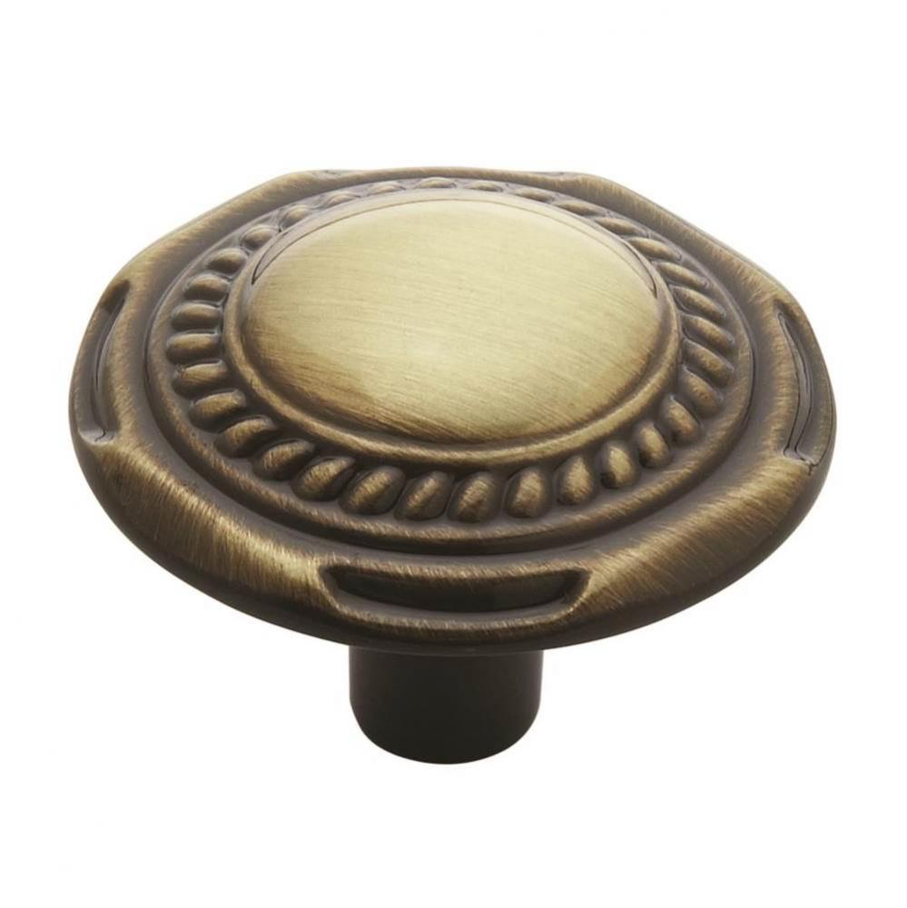 Allison Value 1-1/4 in (32 mm) Diameter Antique English Cabinet Knob