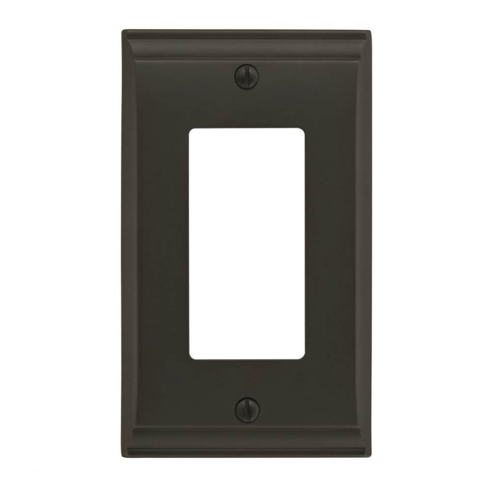 Candler 1 Rocker Black Bronze Wall Plate