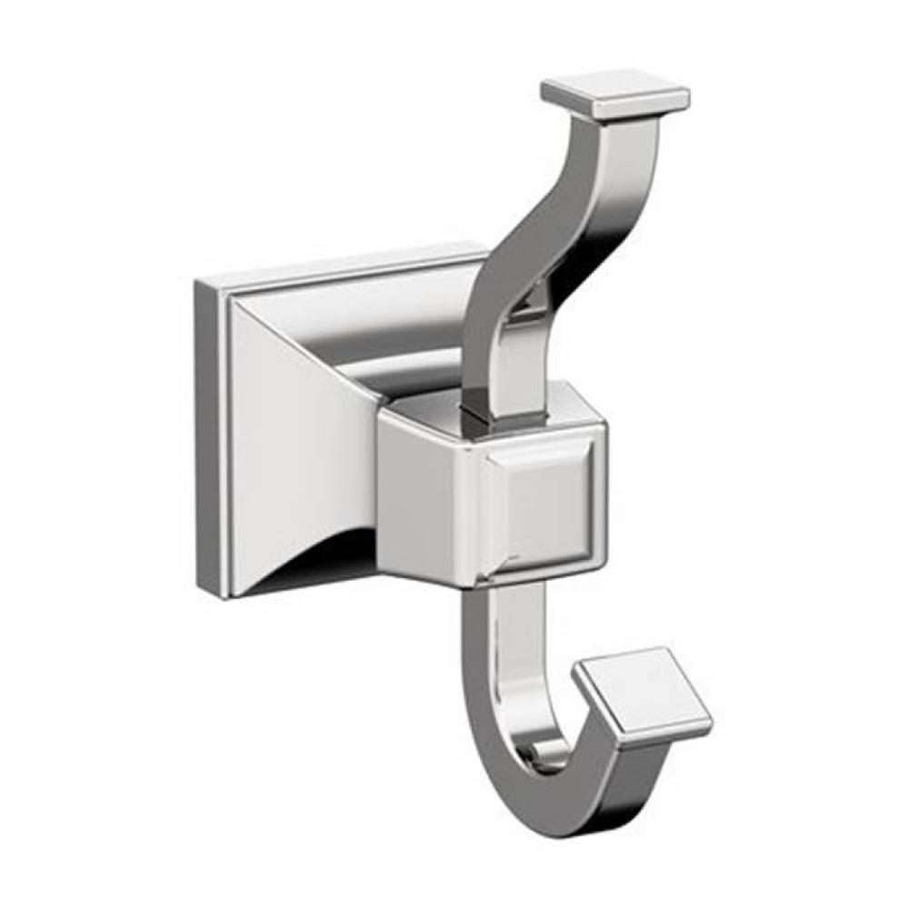 Mulholland Robe Hook, Polished Nickel