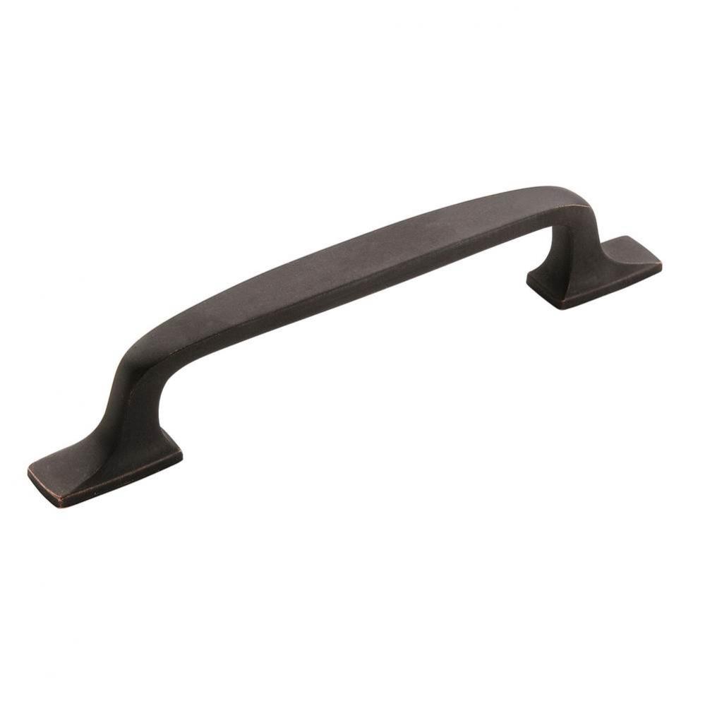 Highland Ridge 5-1/16 in (128 mm) Center-to-Center Dark-Oiled Bronze Cabinet Pull