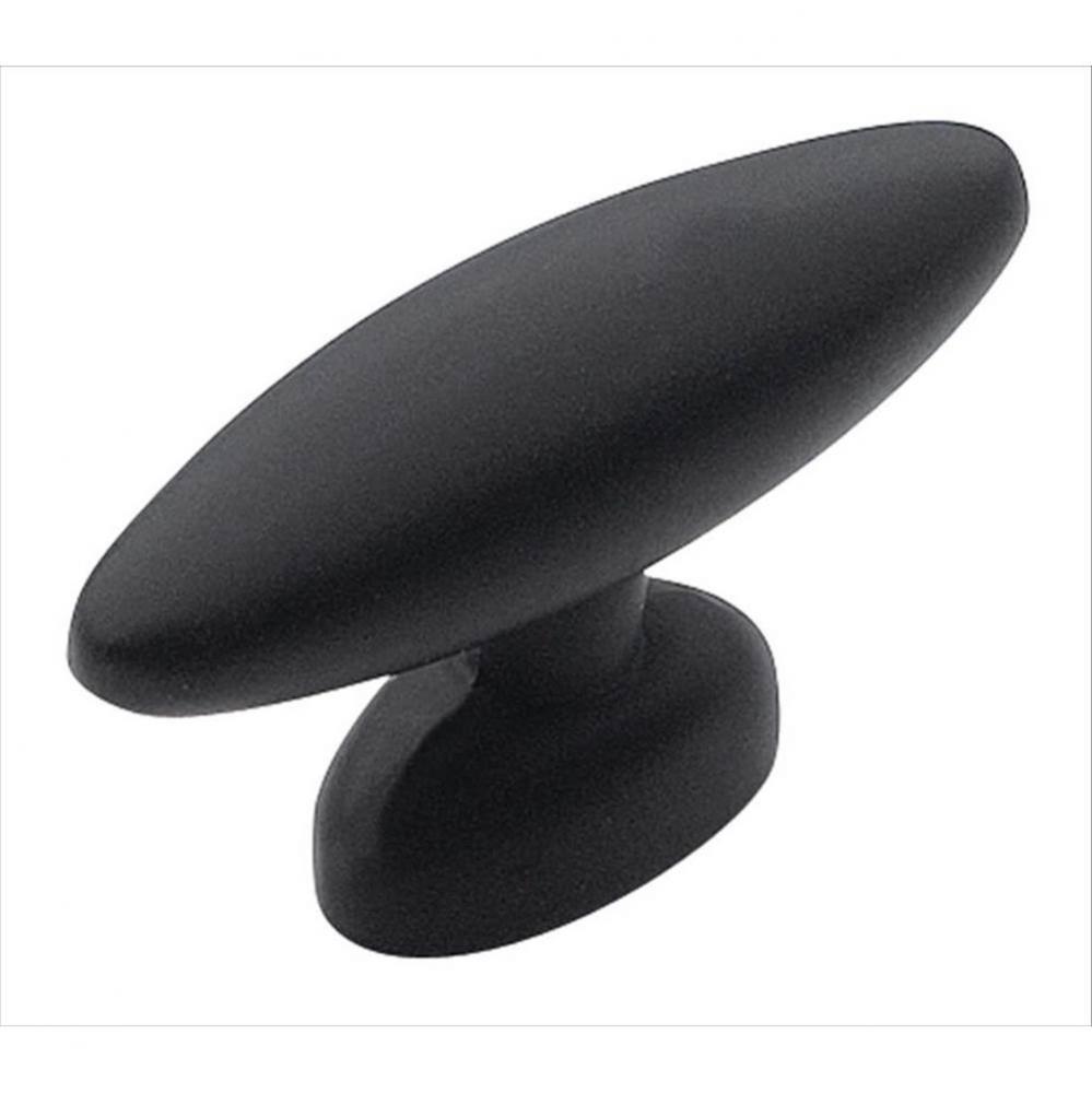 Allison Value 1-9/16 in (40 mm) Length Flat Black Cabinet Knob