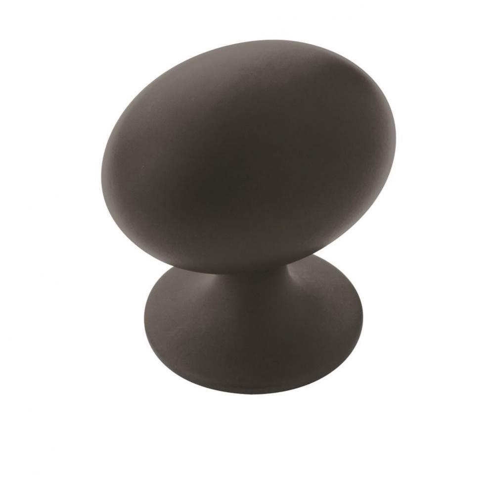 Allison Value 1-3/8 in (35 mm) Length Flat Black Cabinet Knob