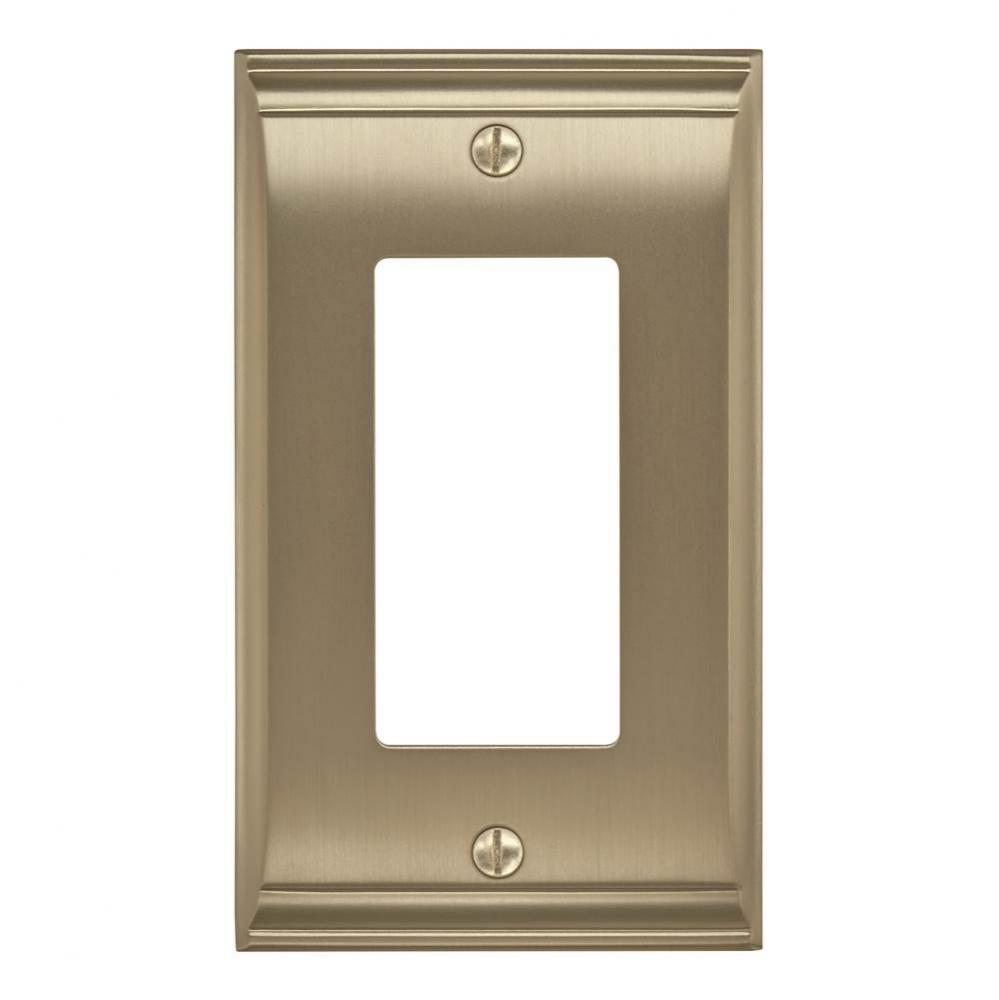 Candler 1 Rocker Golden Champagne Wall Plate