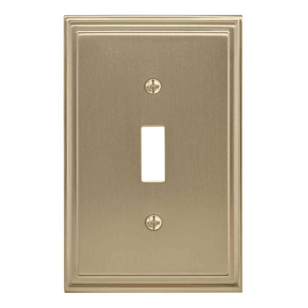 Mulholland 1 Toggle Golden Champagne Wall Plate