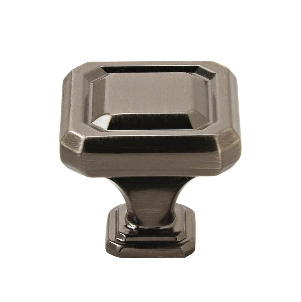 Wells 1-1/4 in (32 mm) Length Gunmetal Cabinet Knob