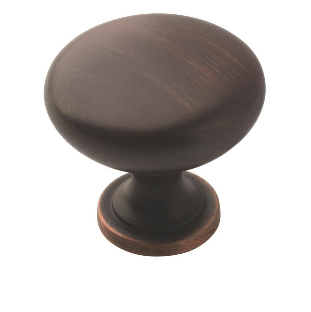 Allison Value 1-1/4 in (32 mm) Diameter Oil-Rubbed Bronze Cabinet Knob