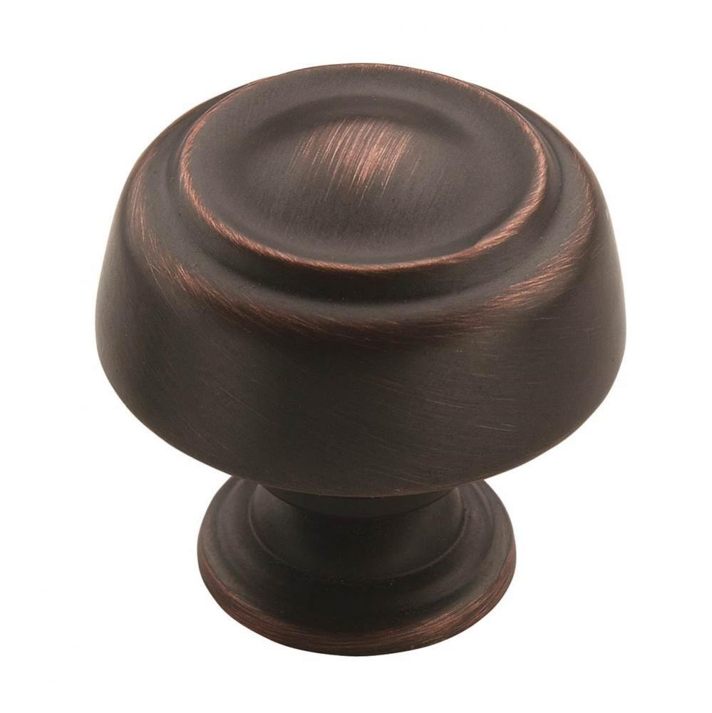 Kane 1-5/8 in (41 mm) Diameter Oil-Rubbed Bronze Cabinet Knob