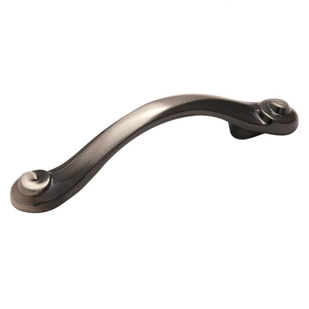 Divinity 3 in (76 mm) Center-to-Center Pewter Cabinet Pull