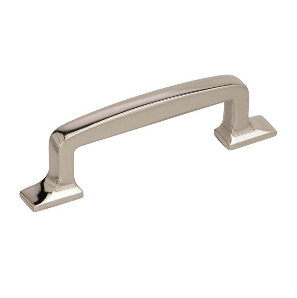 Westerly 3 in (76 mm) Center-to-Center Polished Nickel Cabinet Pull