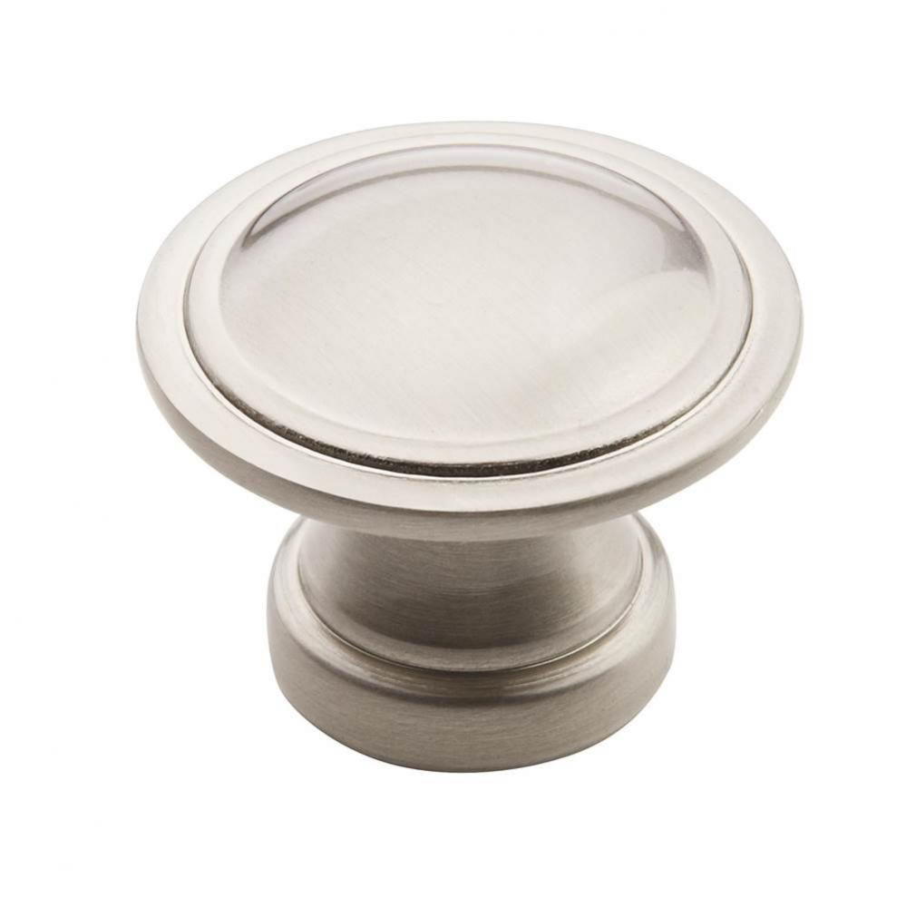 Allison Value 1-3/16 in (30 mm) Diameter Satin Nickel Cabinet Knob