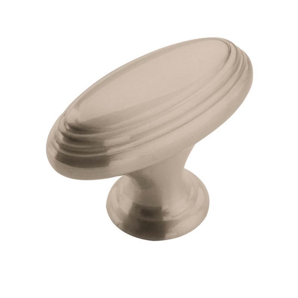 Mulholland 1-7/16 in (37 mm) Length Satin Nickel Cabinet Knob