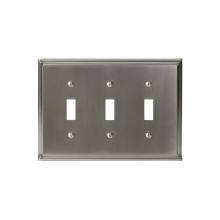 Amerock BP36516G10 - WALLPLATE-MULHOLLAND-3 TOGGLE-G10