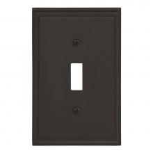 Amerock BP36514BBR - Mulholland 1 Toggle Black Bronze Wall Plate