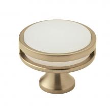 Amerock BP36609BBZFA - Oberon 1-3/4 in (44 mm) Diameter Golden Champagne/Frosted Cabinet Knob