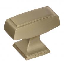 Amerock BP535342BBZ - Mulholland 1-1/2 in (38 mm) Length Golden Champagne Cabinet Knob