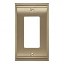 Amerock BP36504BBZ - Candler 1 Rocker Golden Champagne Wall Plate