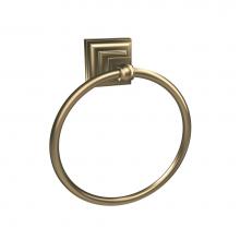 Amerock BH26511BBZ - Markham 6-7/8 in (175 mm) Length Towel Ring in Golden Champagne