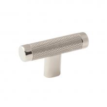 Amerock BP36556PNSS - Esquire 2-5/8 in (67 mm) Length Polished Nickel/Stainless Steel Cabinet Knob