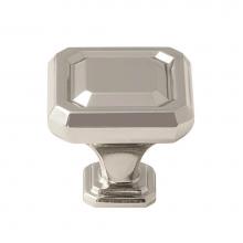 Amerock BP36546PN - Wells 1-1/4 in (32 mm) Length Polished Nickel Cabinet Knob