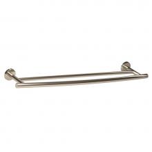 Amerock BH26545PSS - Arrondi 24 in (610 mm) Double Towel Bar in Polished Stainless Steel