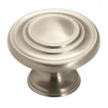 Amerock TEN1586G10 - Inspirations 1-5/16 in (33 mm) Diameter Satin Nickel Cabinet Knob - 10 Pack