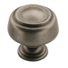 Amerock BP538072WN - Kane 1-5/8 in (41 mm) Diameter Weathered Nickel Cabinet Knob