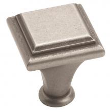 Amerock BP26131WN - Manor 1 in (25 mm) Length Weathered Nickel Cabinet Knob