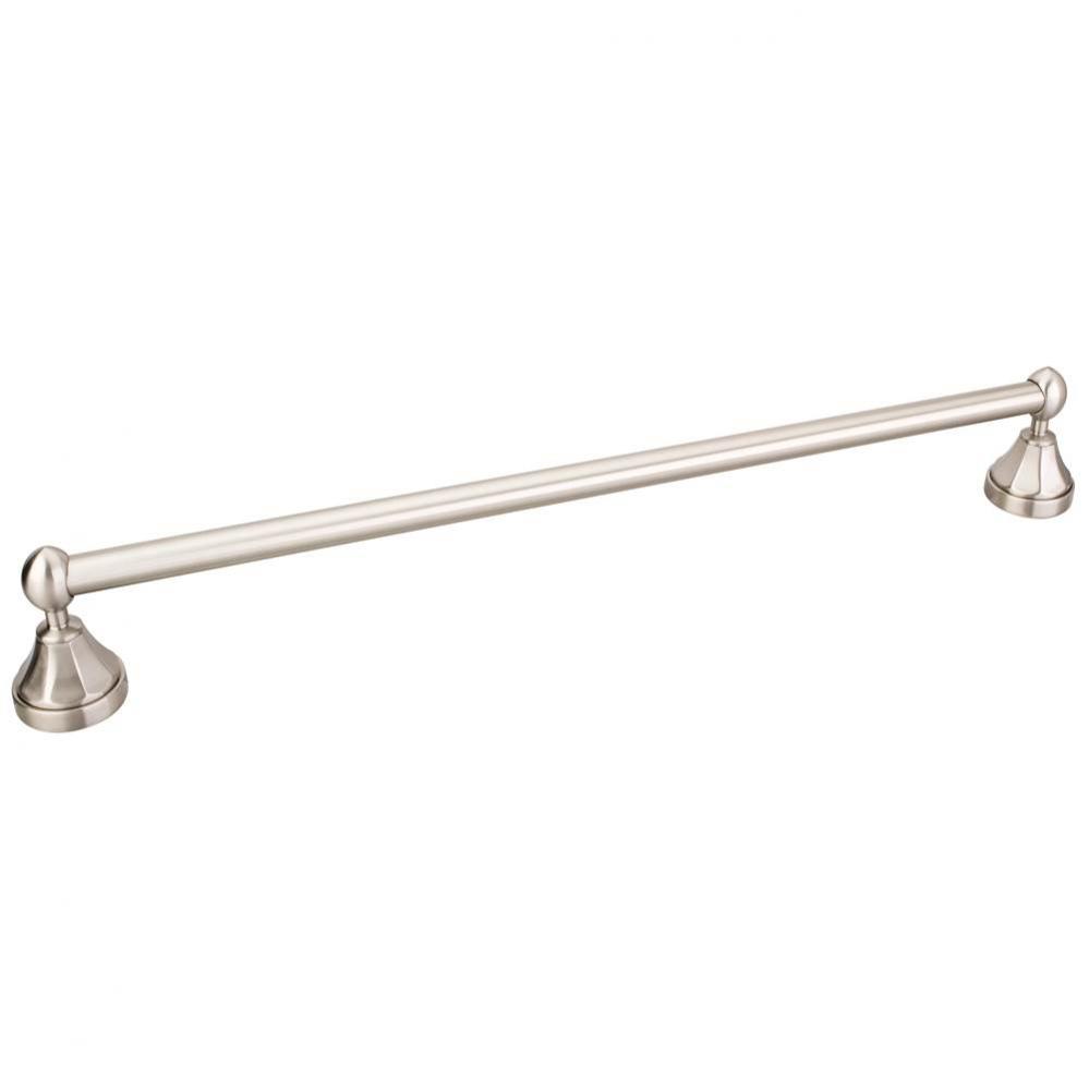 Newbury Satin Nickel 18'' Single Towel Bar - Retail Packaged