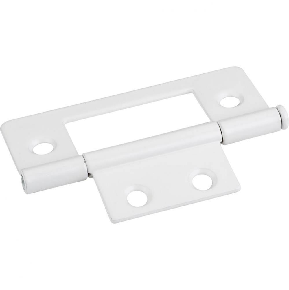 Dull White 3'' Loose Pin Non-Mortise Hinge 4 Hole