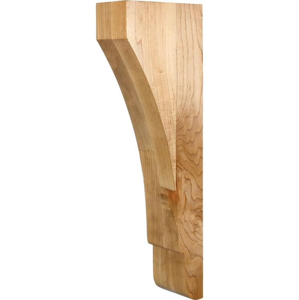 3'' W x 6'' D x 18'' H Cherry Minimalist Corbel