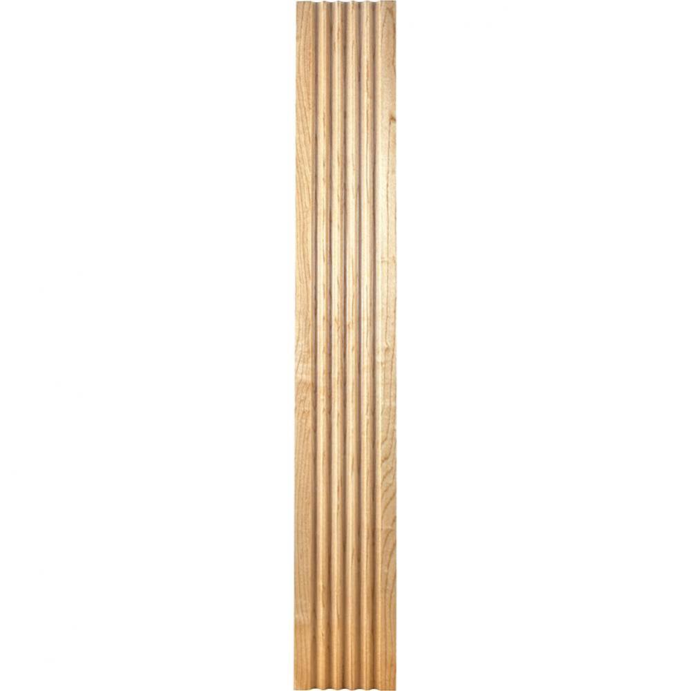 5/8'' D x 3'' H Poplar Fluted Moulding