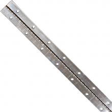 Hardware Resources 5414 - Bright Nickel 1-1/2'' 21 Gauge Steel Piano Hinge in 6 ft Length