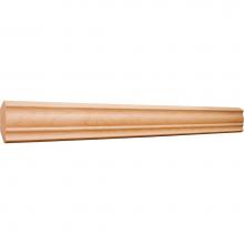 Hardware Resources SC16HMP - 3/4'' D x 2-1/4'' H Hard Maple Standard Crown Moulding