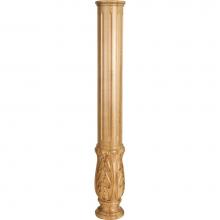 Hardware Resources FP1-CH - 5'' D x 35'' H Cherry Acanthus Fireplace Column