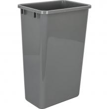 Hardware Resources CAN-50GRY-4 - Box of 4  Grey 50 Quart Plastic Waste Containers