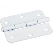 Hardware Resources 33529WH - White  2-1/2'' x 2'' Radius Butt Hinge