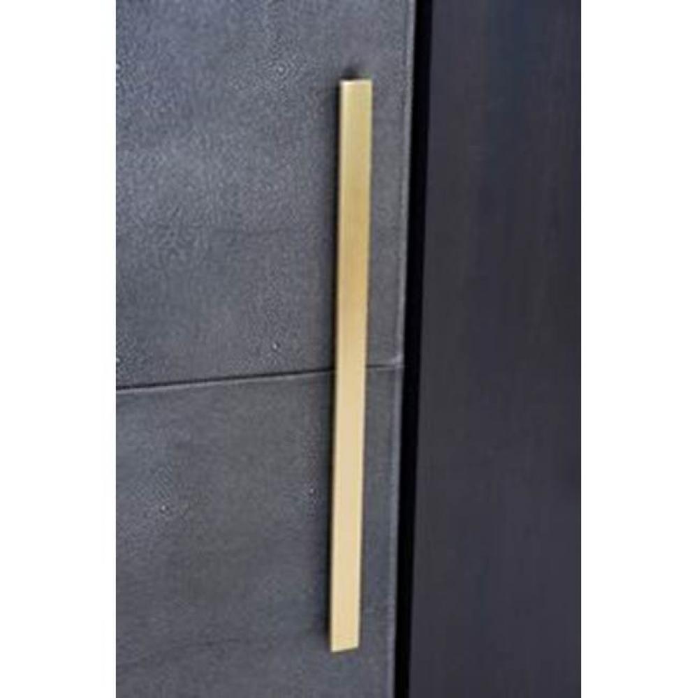 30'' Right Or Left Swing Column Leather Panel With Caviar Finish