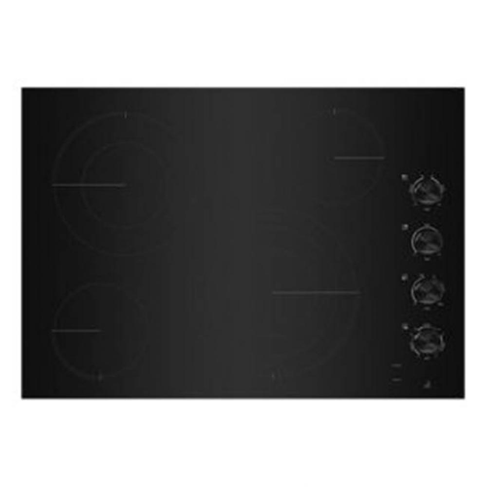 30'' Radiant Cooktop, Black Trim, Knobs