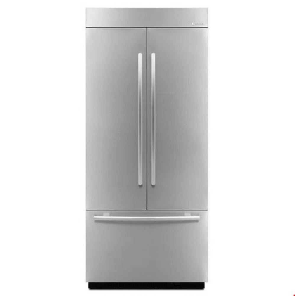 36-inch Stainless Steel Panel Kit for Fully Integrated Built-In French Door Refrigerator