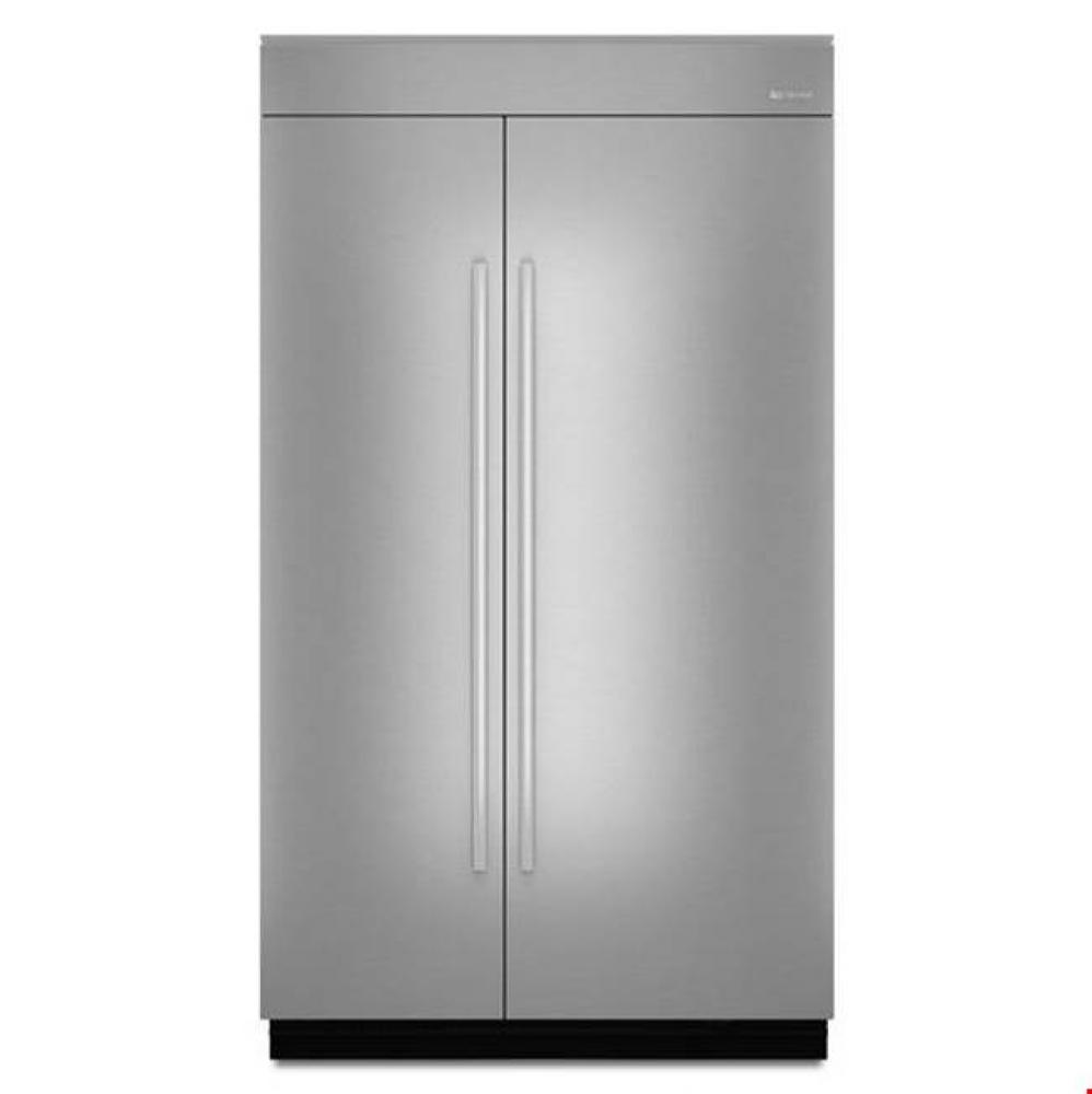 48-inch Stainless Steel Panel Kit for Fully Integrated Built-In Side-by-Side Refrigerator