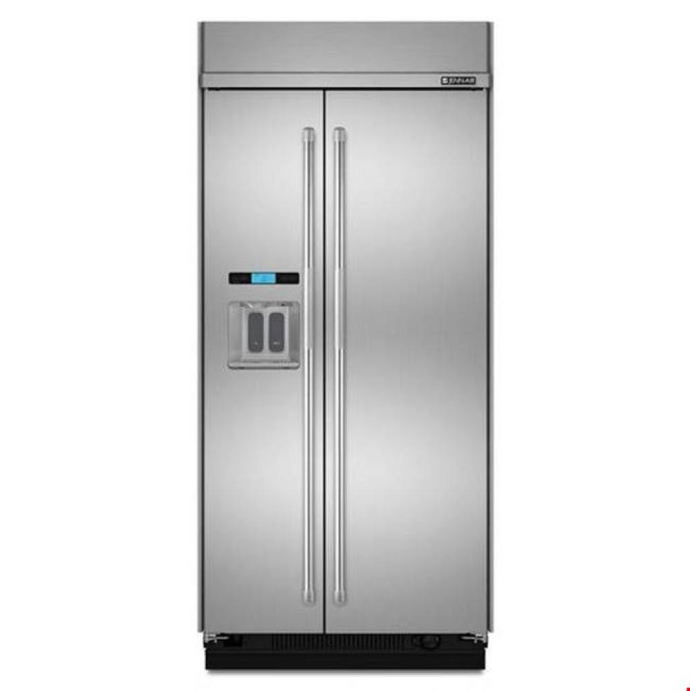 Jenn-Air® 48-Inch Built-In Side-by-Side Refrigerator with Water Dispenser