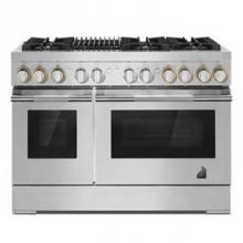 Jenn-Air JDRP648HL - 48'' Pro-Range Dual Fuel, Rise Style, Grill, 3-20K, 2-15K, 5K, Dual Fan Multi-Mode True