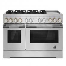 Jenn-Air JDSP548HL - 48'' Pro-Range Dual Fuel, Steam, Rise Style, Griddle, 3-20K, 2-15K, 5K, Dual Fan Multi-M