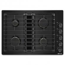 Jenn-Air JGD3430GB - 30'' Gas Downdraft Cktp, Brass Brnrs, Black