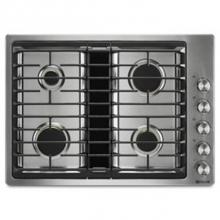 Jenn-Air JGD3430GS - 30'' Gas Downdraft Cktp, Brass Brnrs, Ss