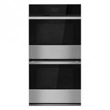 Jenn-Air JJW2827IM - 27'' Double Wall Oven, Noir Style, 4 Glide Out Flat Tine Racks, 4.3'' Touc H L